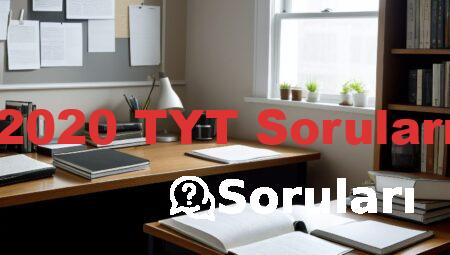 2020 TYT Soruları