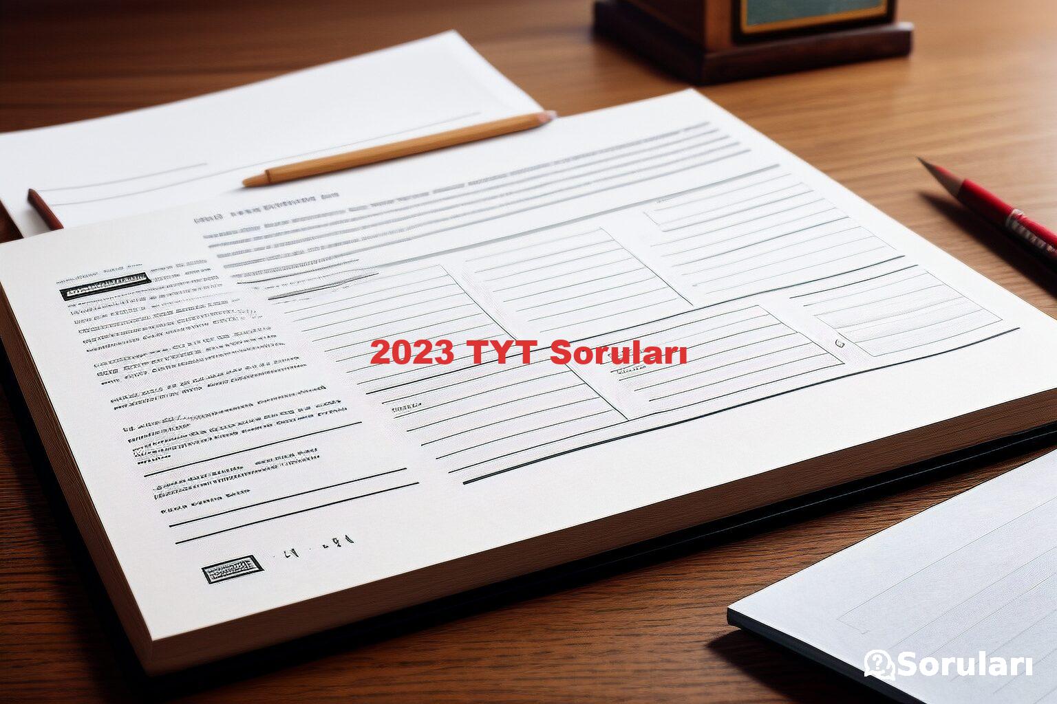 2023 TYT Soruları