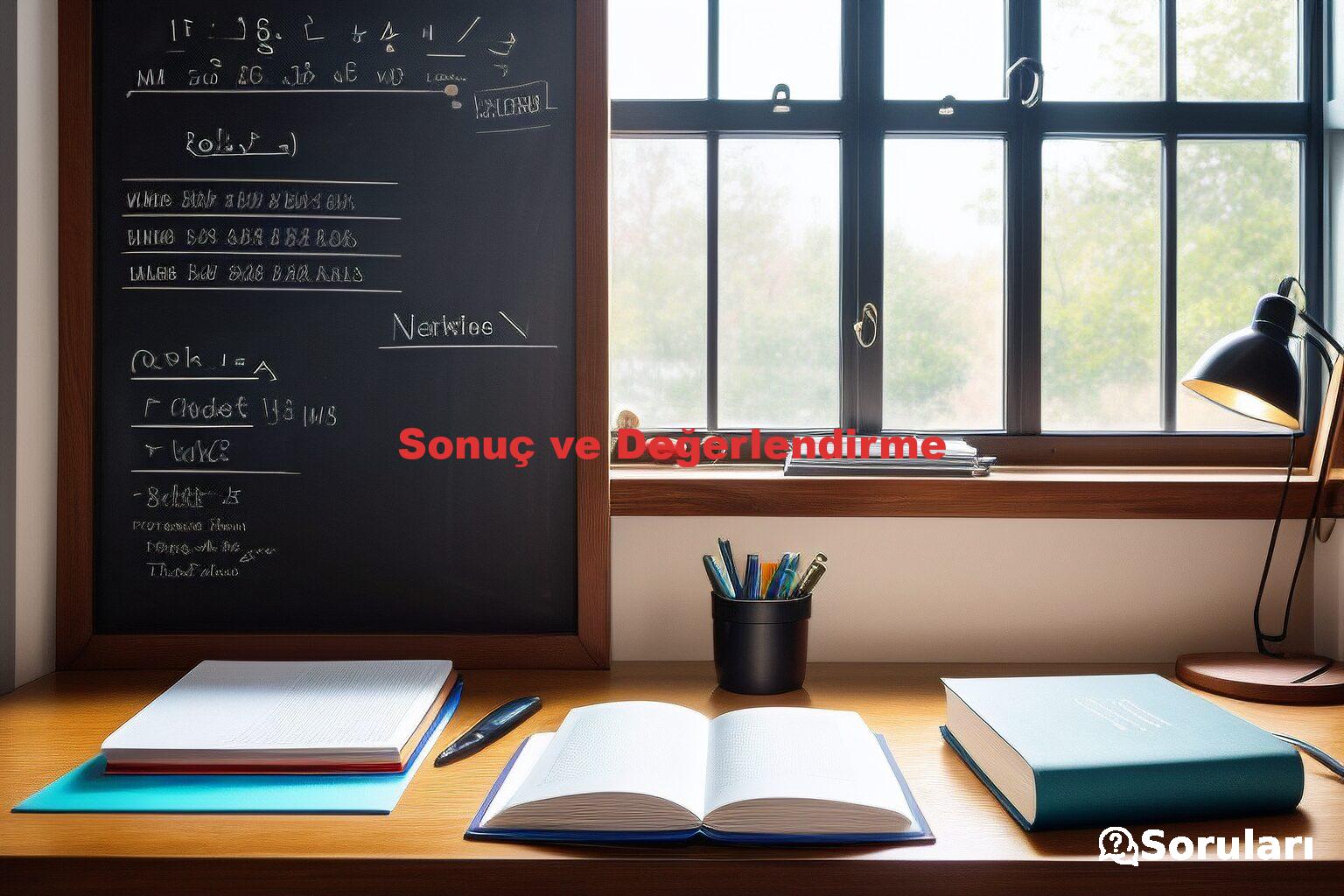 Sonuç ve Değerlendirme