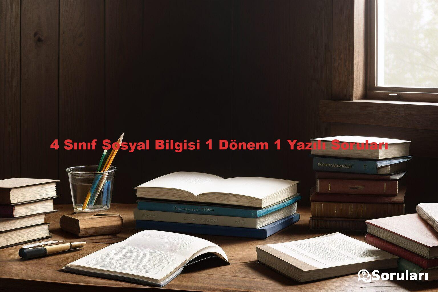 4 Sınıf Sosyal Bilgisi 1 Dönem 1 Yazılı Soruları