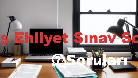 Çıkmış Ehliyet Sınav Soruları