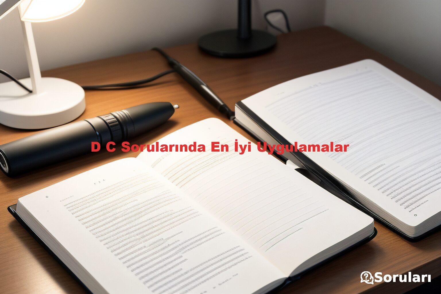 D C Sorularında En İyi Uygulamalar