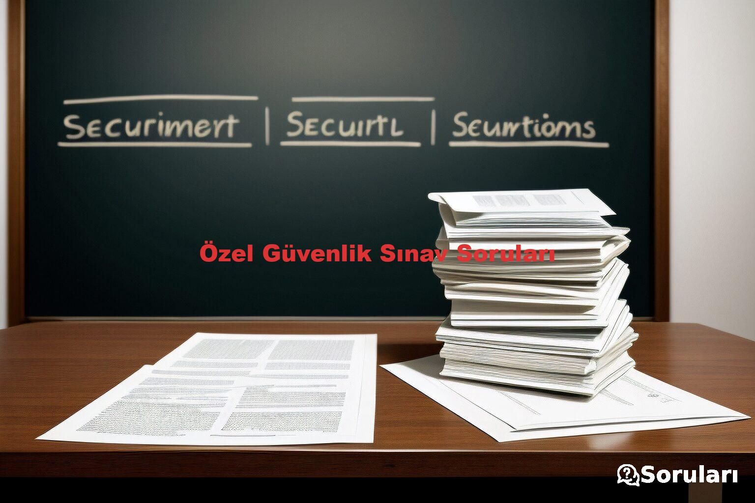 Özel Güvenlik Sınav Soruları