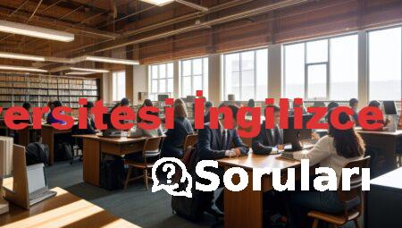 Sakarya Üniversitesi İngilizce Final Soruları