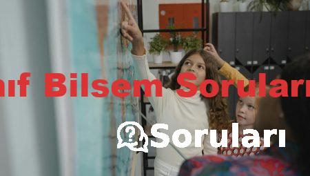 3 Sınıf Bilsem Soruları Çöz