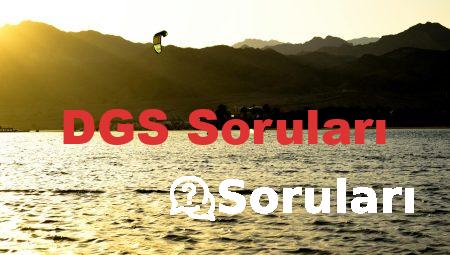DGS Soruları