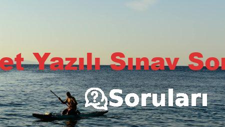 Ehliyet Yazılı Sınav Soruları