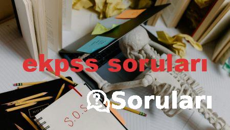 ekpss soruları