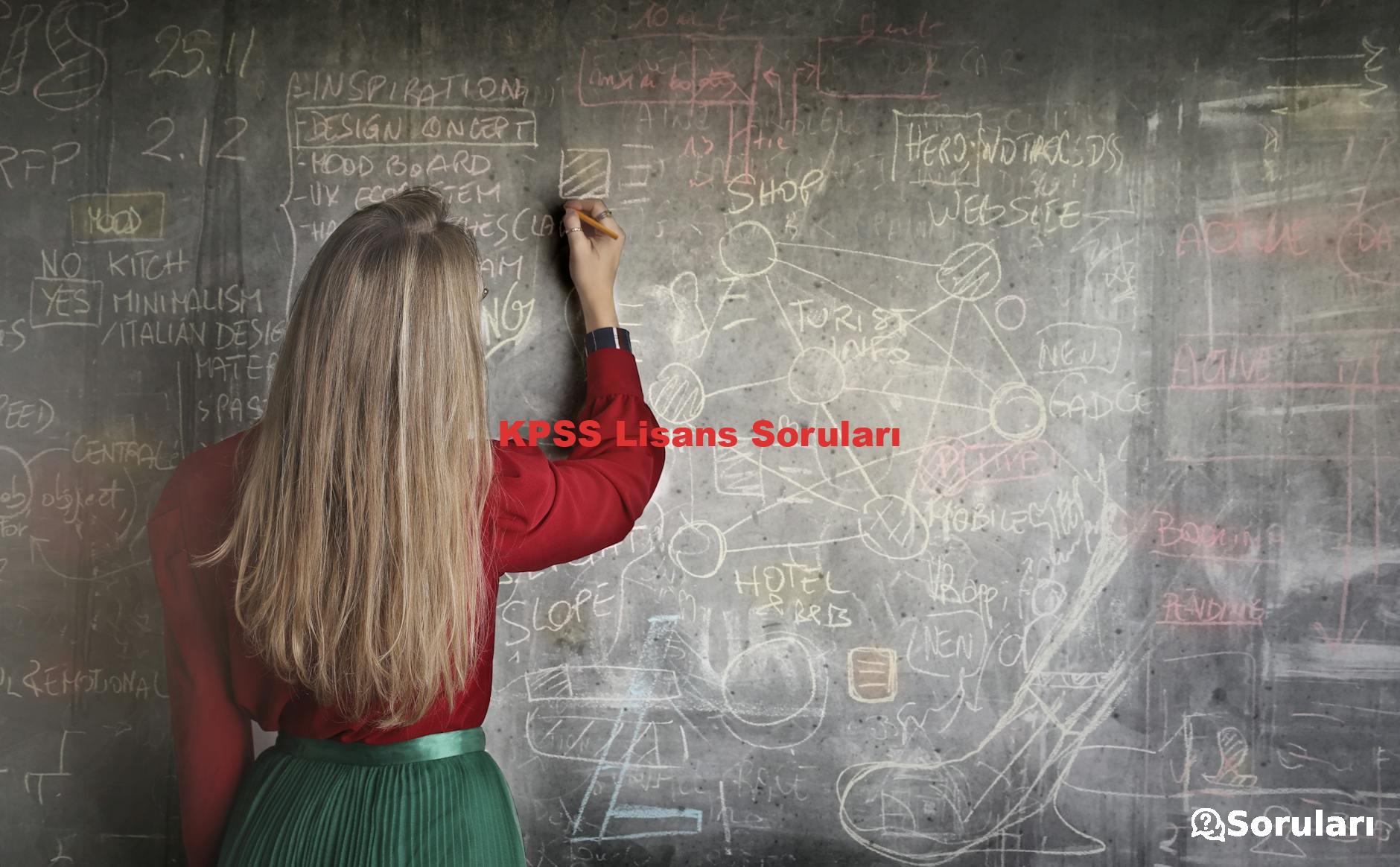 KPSS Lisans Soruları