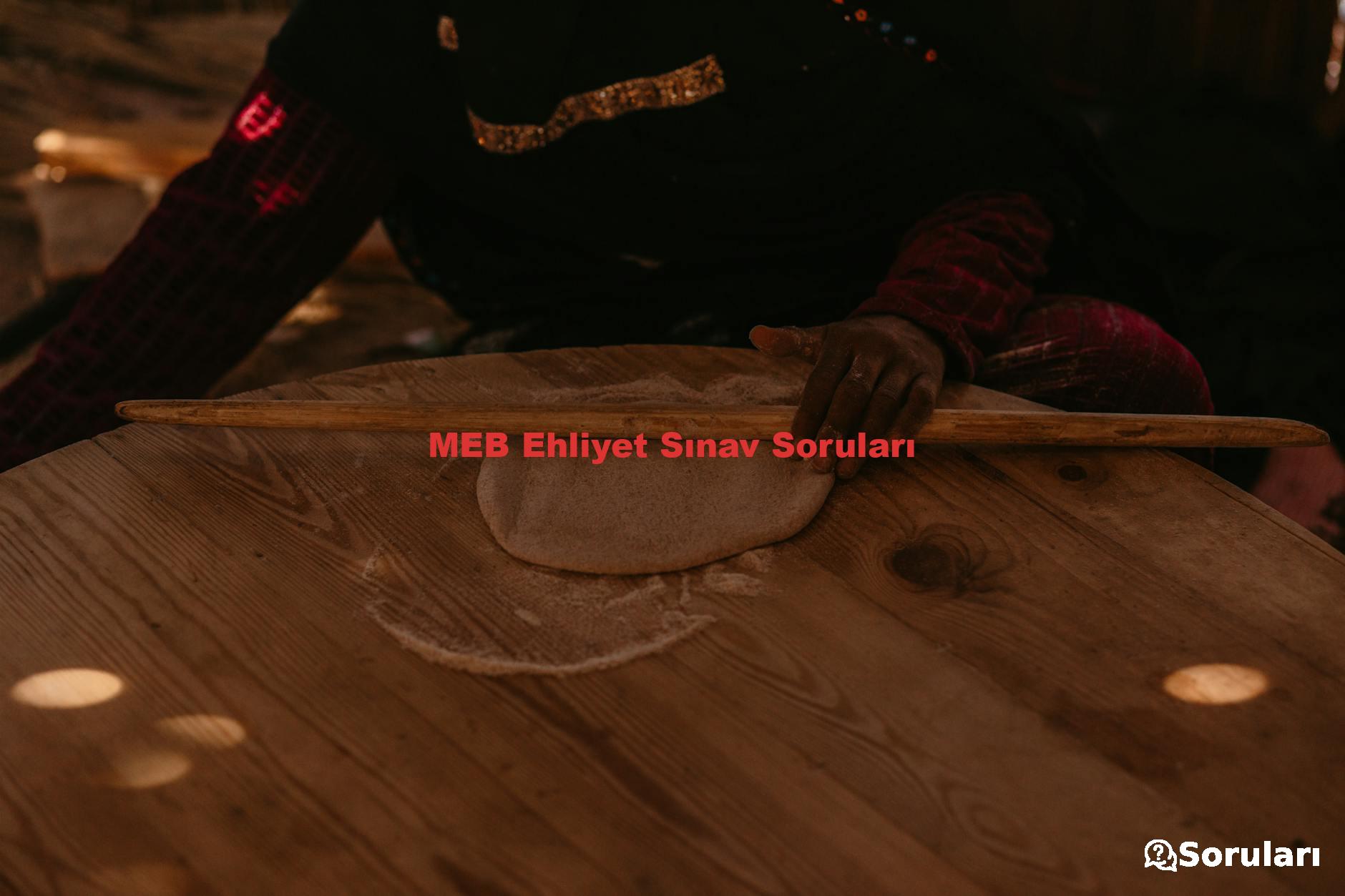 MEB Ehliyet Sınav Soruları