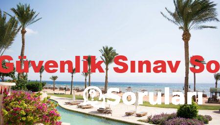 Özel Güvenlik Sınav Soruları