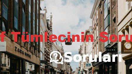 Zarf Tümlecinin Soruları